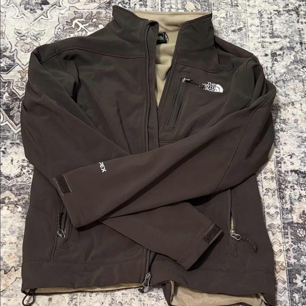 The North Face Dark Brown Softshell Jacket